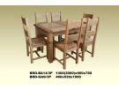 broadway extension table + chairs