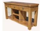 Laya oak hall table 3 drawer